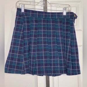 American Eagle  Highest Rise Plaid Mini Schoolgirl Skirt